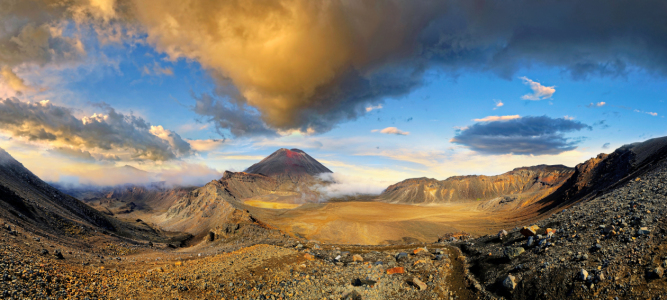 Bild-Nr: 11983812 Vulkan Mount Ngauruhoe Tongariro Neuseeland Erstellt von: Michael und Elisabeth Rucker