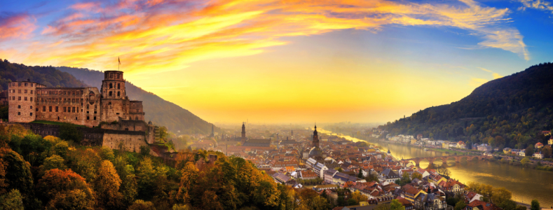 Bild-Nr: 12053083 Sonnenuntergang über Heidelberg Erstellt von: Smileus
