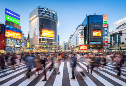 Bild-Nr: 12091874 Shibuya Crossing in Tokyo - Japan Erstellt von: eyetronic