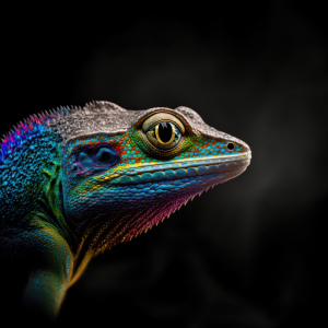 Bild-Nr: 12703599 Regenbogen-Reptil Erstellt von: bildsprache